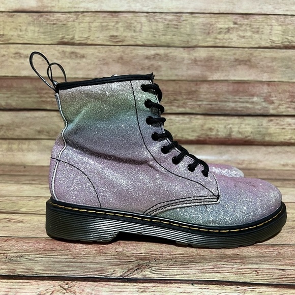 Dr. Martens Glitter Side Zip Booties - Picture 3 of 8